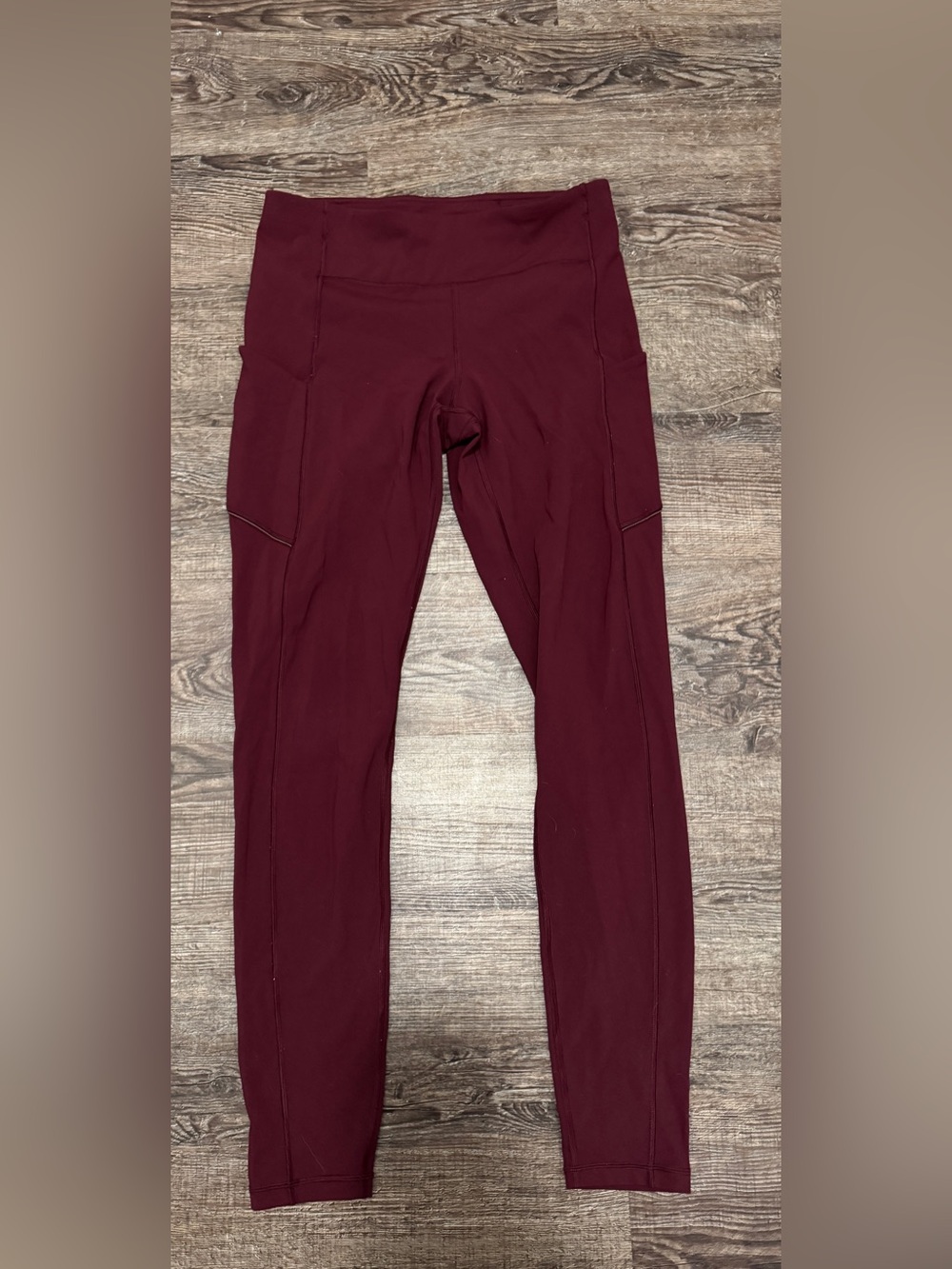 lululemon athletica Burgundy High-Rise Leggings